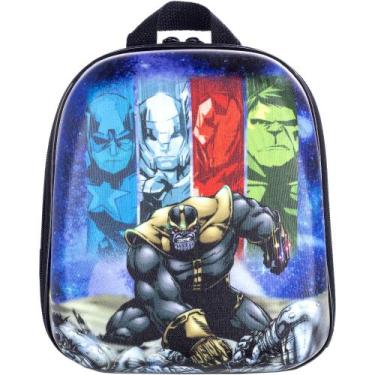 Imagem de Lancheira 3D Marvel Costas Escolar Impermeável Infantil - Diplomata, A