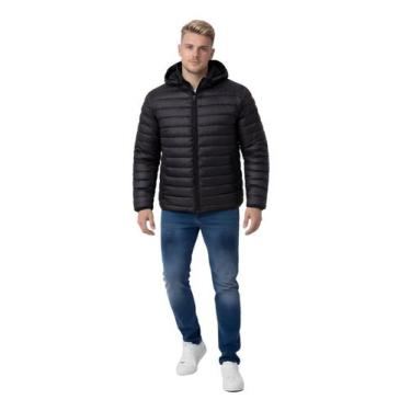 Imagem de Jaqueta Bobojaco Impermeável Masculina Preta Tamanho:G1Cor:Preto - Ast