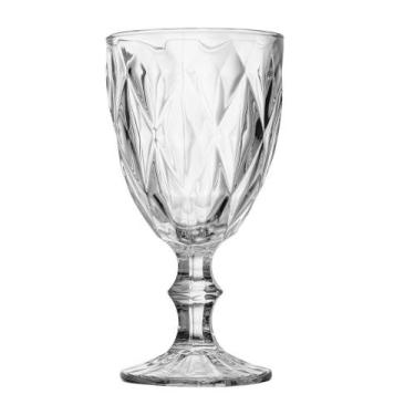 Imagem de Conjunto 6 Taças de Água Diamond 320ml Vidro Lyor - Wolff