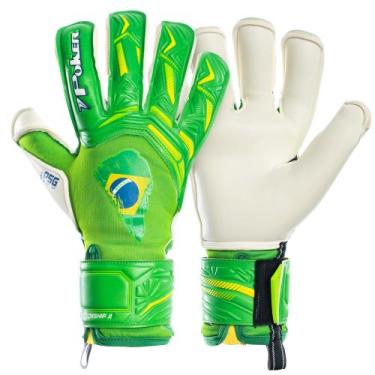 Imagem de Luva de Goleiro Poker Championship II Profissional, Verde, 9