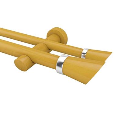 Imagem de Kit Varão 3, 00 M Belchior Uniq Duplo Cerejeira 19 X 19 Mm