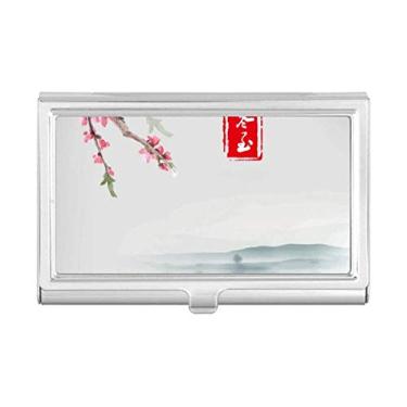 Imagem de Midwinter Twenty Four Solar Term padrão porta-cartões de visita carteira de bolso