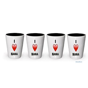 Imagem de Copo de shot I Love Nana - Presentes para a família (4)