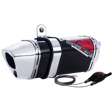 Imagem de Escape/Ponteira Coyote TRS 2 Way Alumínio - DK 150 Ano 2020 em Diante - Preto/Cromado