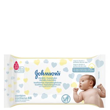 Imagem de Johnson`s Baby Recém Nascido - Lenços Umedecidos (48 Unidades)