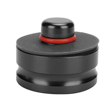 Imagem de Base de proteção de chassi de ponto de suporte de precisão para carros Tesla S ou X para evitar esmagamento do chassi, ferramenta de almofada de macaco de alumínio (preto)