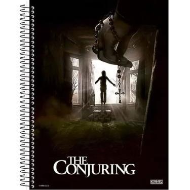 Imagem de Caderno Universitário Espiral Capa Dura 80 folhas - 1 matéria The Conjuring: FS
