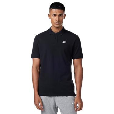 Imagem de Nike Camisa polo masculina NSW SPE PQ CJ4456-100 (branco/preto),, Branco/preto, P