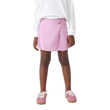 Imagem de Shorts Saia Hering Infantil Menina Envelope Rosa-Feminino