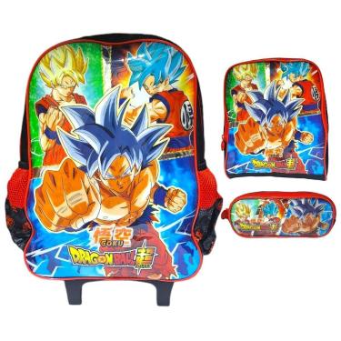 Imagem de Kit Mochila de Rodinha Clio DragonBall - 2310-Feminino