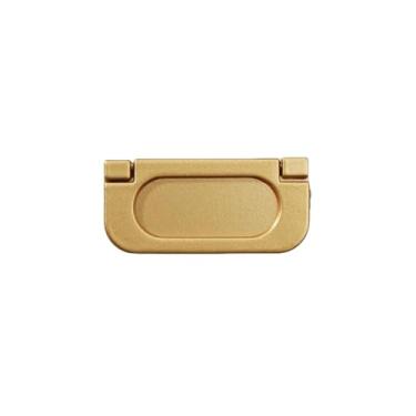 Imagem de Moderno chiqueiro escondido fivela gaveta armário alça invisível armários de cozinha porta puxar gavetas de ouro botões móveis ferragem, 40006, areia ouro