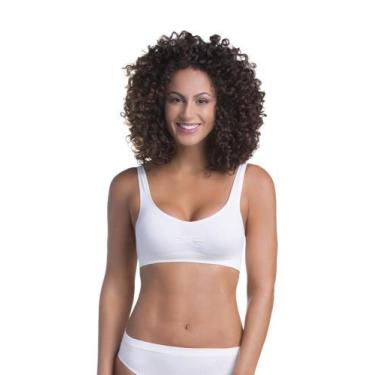 Imagem de Sutiã Top Trifil C00901 Sem Costura, Branco, G