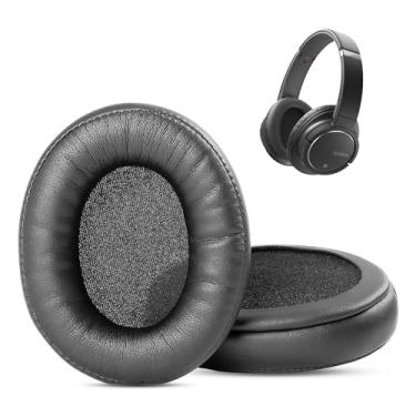 Imagem de XRHTONG Almofadas auriculares de substituição Prime compatíveis com fones de ouvido Sony MDR-ZX770BN MDR-ZX780DC MDR-ZX770BT (couro proteico/espuma de memória)