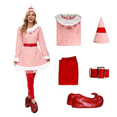 Imagem de LILLIWEEN Fantasia masculina de elfo, Halloween, Natal, cosplay, conjunto completo, Conjunto completo de fantasia Jovi, M