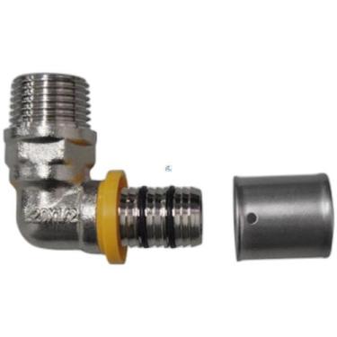 Imagem de Pex Astragas Cotovelo Rosca Macho 20mm - 1/2"