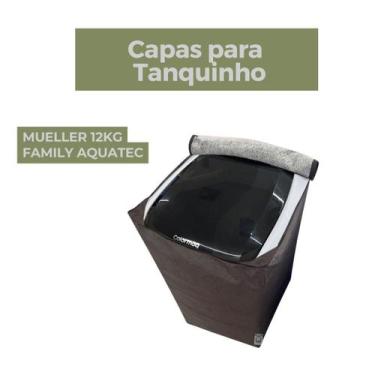 Imagem de Capa para tanquinho mueller 12kg family aquatec impermeável flex - Cap