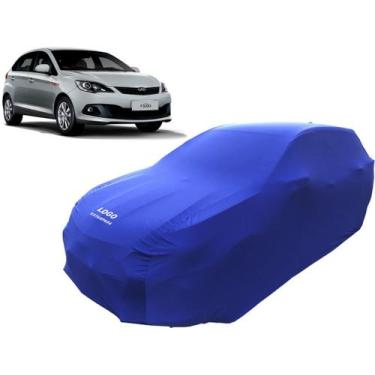 Imagem de Capa De Tecido Para Proteção Do Carro Chery Celer - Mz, Azul