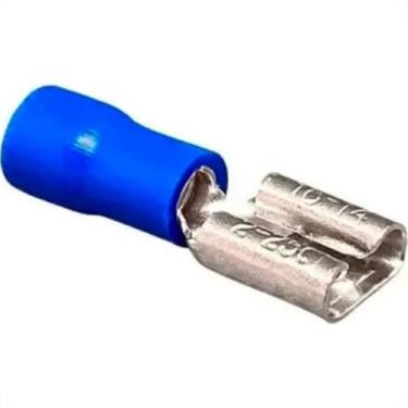 Imagem de Terminal Pre-Isol Femea 1,5-2,5 Azul Penzel - Kit C/100 Unidades