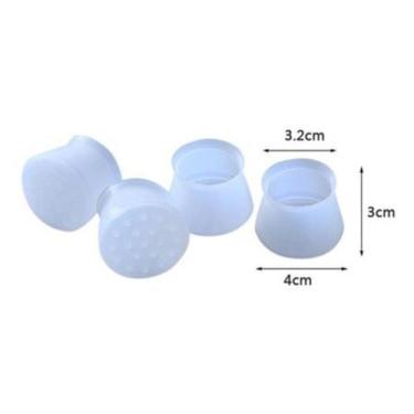 Imagem de Protetores para Pé de Cadeira Silicone 16 Unidades - Chair Cover
