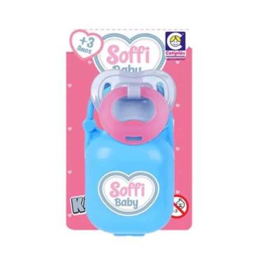 Imagem de Kit Chupeta Para Boneca Soffi Sortida Cotiplás - Cotiplas