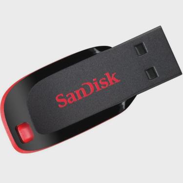 Imagem de Pen drive sandisk cruzer blade 32GB USB 2.0 preto - SDCZ50-032G-B35