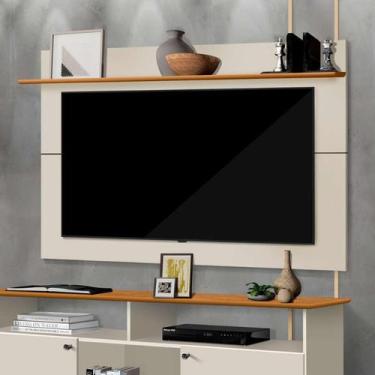 Imagem de Painel Para Sala Vênus TV 55 Polegadas 1,40m Com Prateleira e 2 Duas O
