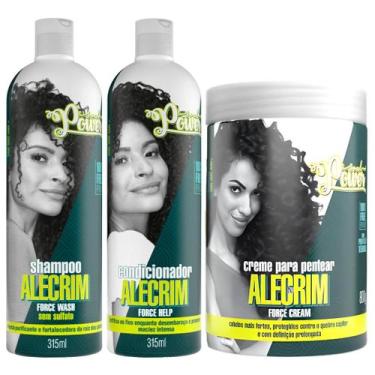 Imagem de Kit Shampoo + Condicionador + Creme Pentear Alecrim Soul Power Tratame