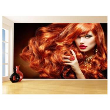 Imagem de Papel De Parede Salão De Beleza Maquiagem Make 3,5M Slb63 - Você Decor