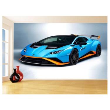 Imagem de Papel De Parede Carro Lamborghini V10 Huracan 3,5M Car211 - Você Decor