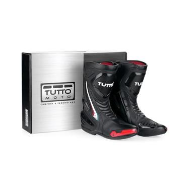 Imagem de Bota Tutto Moto Qatar Racing (Preto, BR, Adulto, Numérico, 40)