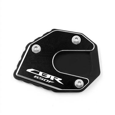 Imagem de Acessórios para motocicletas Placa de extensão para descanso lateral, placa ampliadora, suporte para descanso lateral, para CB650F CBR650F CB500F CB500X NC700D