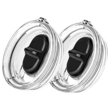 Imagem de Prurex Tampa de substituição exclusiva para caneca de viagem YETl Rambler de 850 g, tampa de rosca Stronghold para copo rosqueado YETI de 850 g, adequado para palha, livre de BPA (pacote com 2)