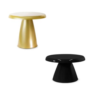 Imagem de Kit Decoração Boleira Cake Slim Cogumelo Alta E Baixa 17x11 e 22x20-1 De Cada (DOURADA E PRETA)