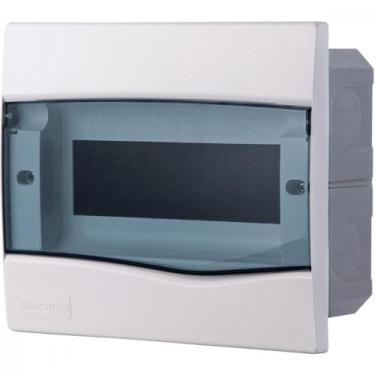 Imagem de Quadro de Distribuição de Embutir 9 DIN ou 6 NEMA Tramontina com Porta