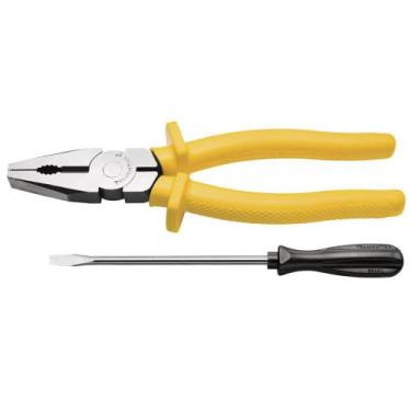 Imagem de Kit alicate 8" e chave fenda 1/8x3" - Tramontina