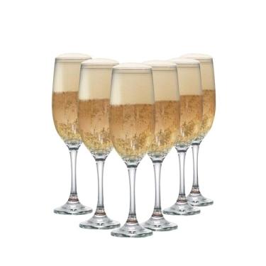 Imagem de Ruvolo, Kit de Taça One para Champagne, Taça de Vidro 6 pcs, 200ml