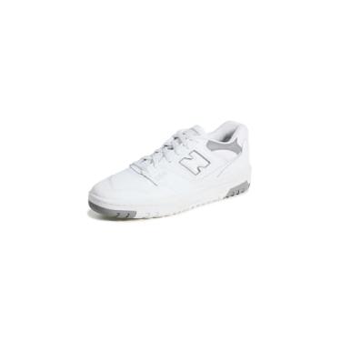 Imagem de New Balance T nis masculino BB550, Branco, cinza, 8.5