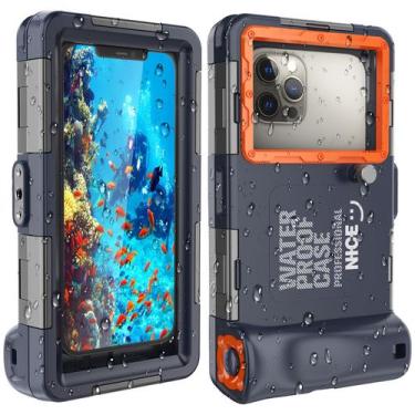 Imagem de Capa de telefone Underwater Snorkeling Diving Towevine para iPhone 15/