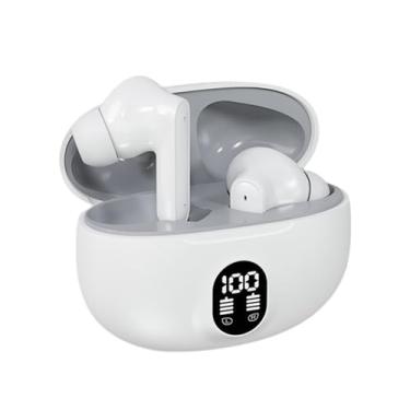 Imagem de MotiveTech Fones de ouvido com tela LED, portáteis, resistentes, compactos e leves, intra-auriculares 5.3 para fitness