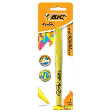 Imagem de Marca Texto Marking amarelo c/ 1 unid Bic