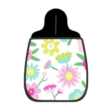 Imagem de Lixeira De Carro Organizador Lixinhocar Flores Vibrantes Estilo Infantil