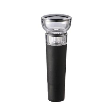 Imagem de TAMPA A VACUO ROLHA VINHO HOME&CO PLÁSTICO 9x3x3cm PRETO