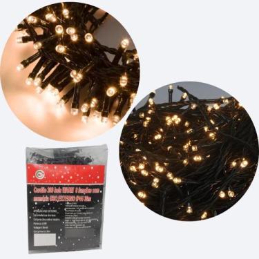 Imagem de CORDAO 300 LEDS PISCA 30 metros - Sanwabe, Amarelo, Bivolt