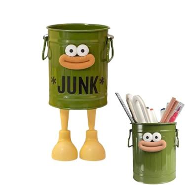 Imagem de Lindo suporte DIY organizador de mesa para canetas, pincéis, escovas de dentes, pincel de maquiagem, mini lixeira, decoração de escritório e casa, presente exclusivo