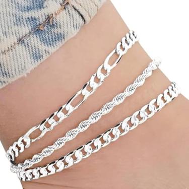 Imagem de Tornozeleira feminina com lantejoulas de cristal na perna, joia de pé, corrente de praia, vintage, presente no tornozelo, One Size, Plástico, Metal