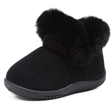 Imagem de Bota de inverno para meninos e meninas (bebês/crianças), Black New, 6 Toddler