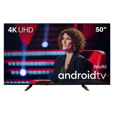 Imagem de Smart TV 50 Multi 4K DLED Android TV 2 USB 3 HDMI