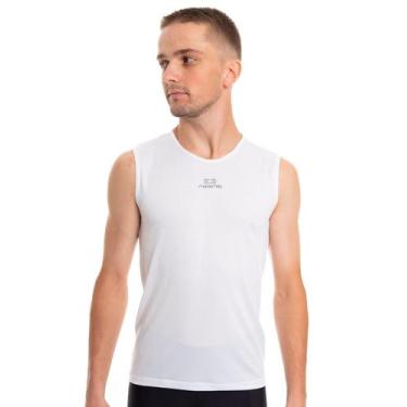 Imagem de Camisa Segunda Pele Regata Masculina Márcio May Sports Branca, PP, Bra