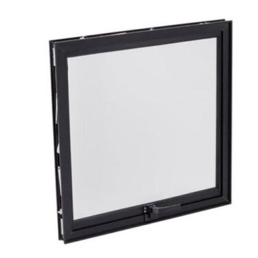 Imagem de Vitro Maxim ar Janela De Alumínio Preto Banheiro 60x60cm Atlântica