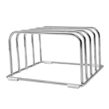 Imagem de DimyFew Suporte para tábuas de corte, organizador de utensílios de cozinha, suporte para tampas de panelas e frigideiras, ideal para bancadas de restaurantes,